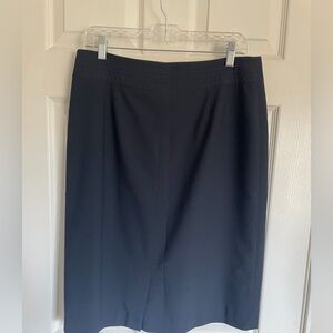 Elegant Dark Navy Pencil Skirt for Women